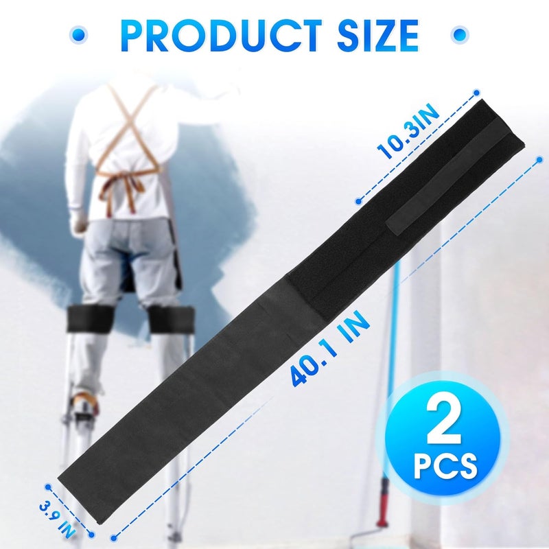 Zylany Drywall Stilt Straps, Padded Foam for Comfortable Wearing and Pressure Relief, Suitable for All Brands of Stilts, 2Pcs - Image 3